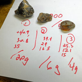 Rough Burmite amber from Kachin State Myanmar Cretaceous